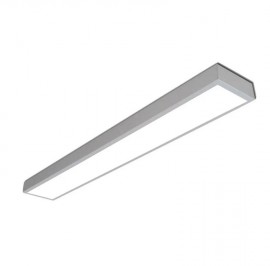 Lumin�ria Tubular De Sobrepor Led Slim 60w Branco Frio 120x14cm