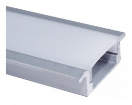   Perfil Embutido Alumnio P/ Fita Led - 23x8.4mm - 2 Metros